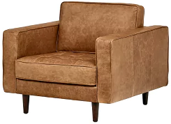 amazon brand rivet aiden leather accent chair