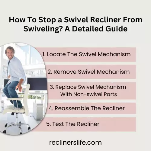 How to Disable the Swivel Feature of a Recliner Chair