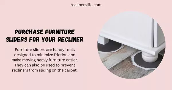 use furniture sliders for your recliner